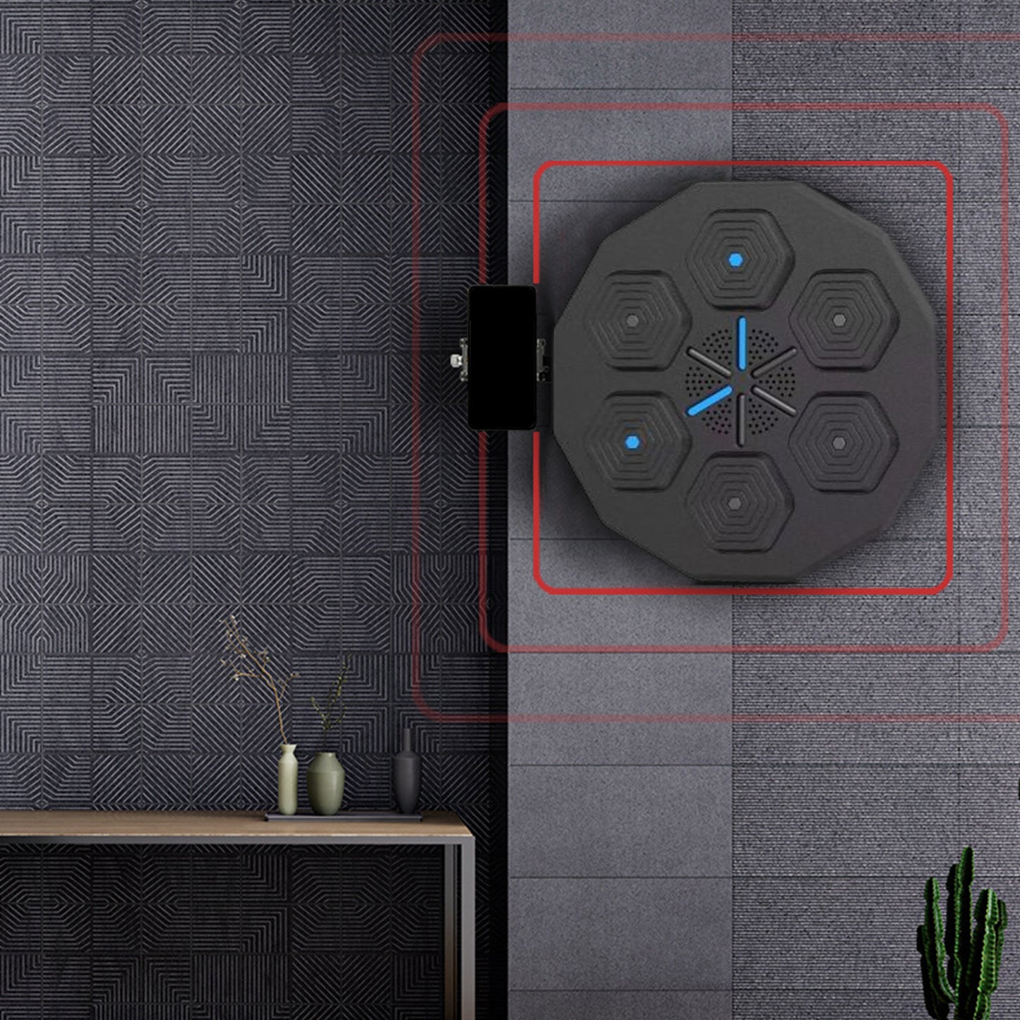 🥊 GlowStrike BeatBox – Wall-Mounted Boxing Target with Music
