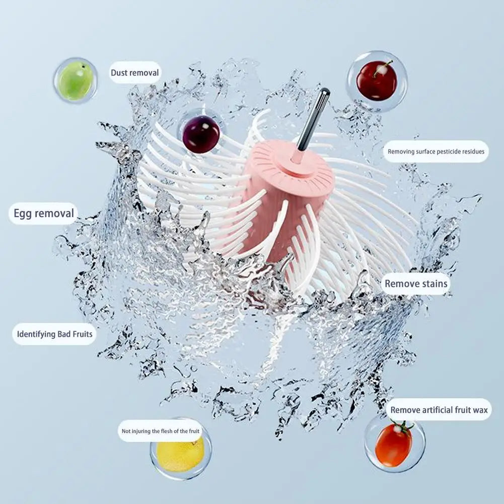 🍇 GlowKitchen SpinFresh – 720° Manual Fruit Cleaner & Serving Bowl