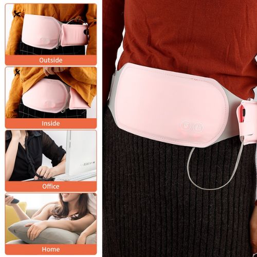 🌸 GlowRelief FlowEase – Adjustable Menstrual Heating & Massage Pad