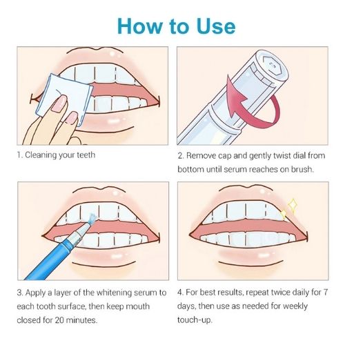 😁 GlowSmile WhitePen Pro – 2x Precision Teeth Whitening Pen with Soft Brush Tip