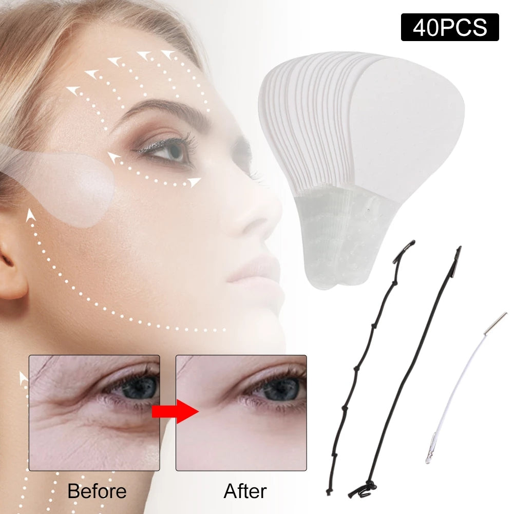 ✨ GlowSkin LiftTape FX – 40x Invisible Face & Neck Lifting Tapes