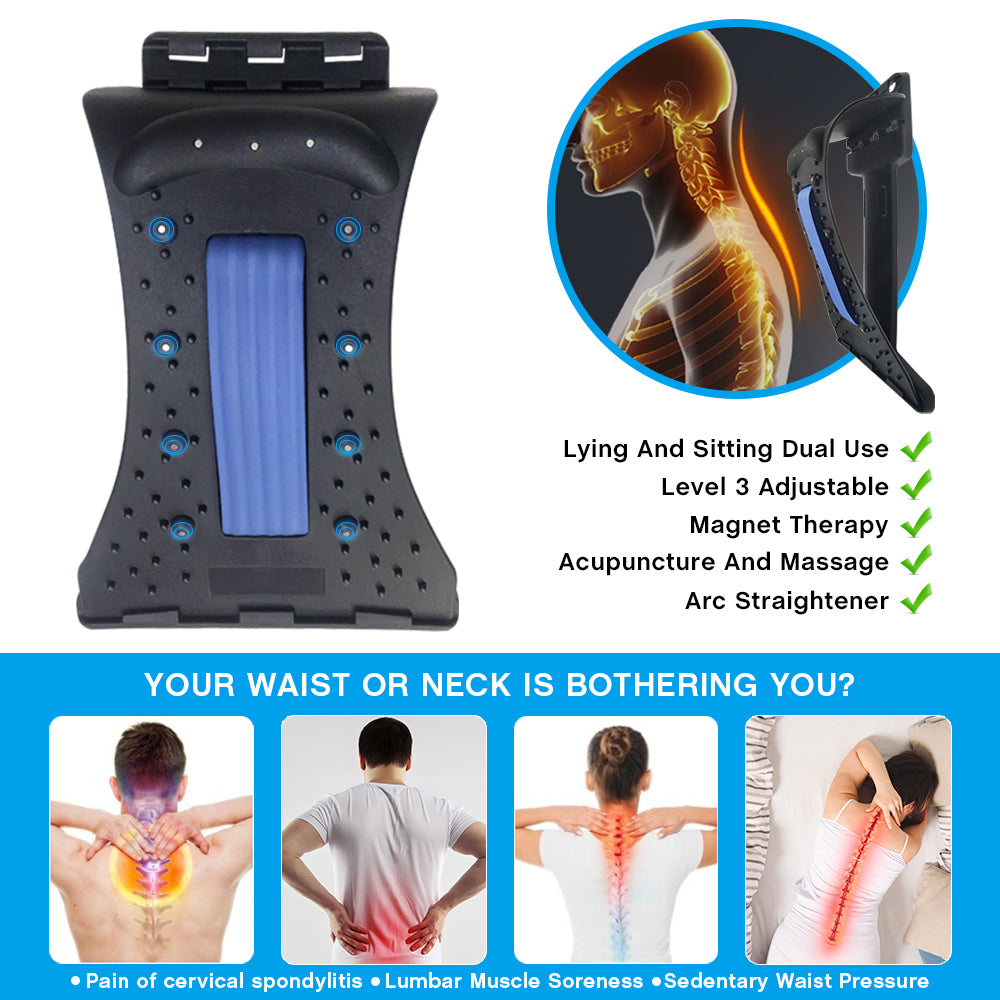 💪 GlowFit SpineAlign Pro – Back Massager & Posture Correction Stretcher