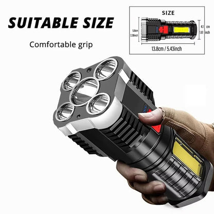 🔦 GlowBeam Max – High-Power Long-Range LED Flashlight