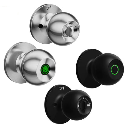 🔐 GlowSecure TouchEntry – Smart Door Knob Keyless Entry Lock with Fingerprint & App Control