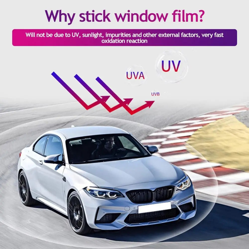 🚘 GlowDrive ShadeGuard Pro – Premium Car Window Tint Film (3M x 50CM)