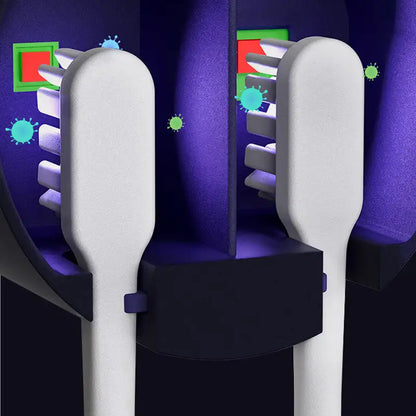 🦷 GlowCare PureBrush – UV Toothbrush Sterilizer & Dryer with Smart Display