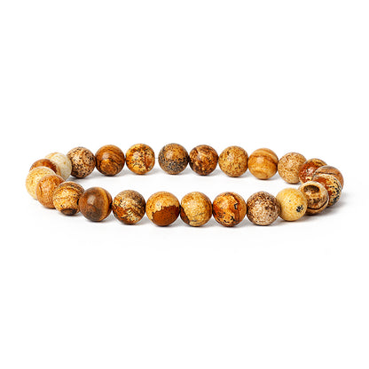 ✨ GlowAura CrystalWeave – Handcrafted Natural Stone Protection Bracelets