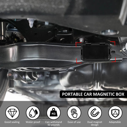 🧲 GlowSecure VaultMag – Heavy-Duty Magnetic Storage Box & Key Holder