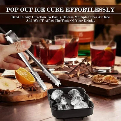 🧊 GlowHome ChillCraft Molds – Round, Square & Diamond Silicone Ice Makers