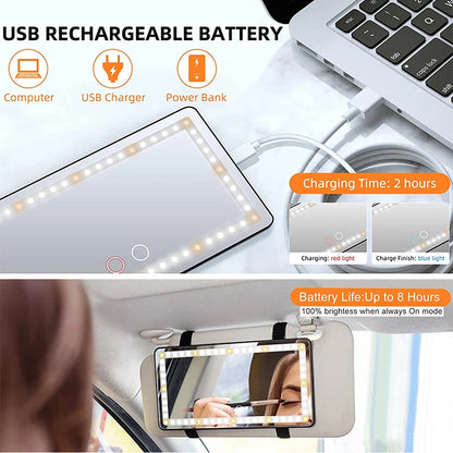 GlowMirror - Car Makeup Mirror