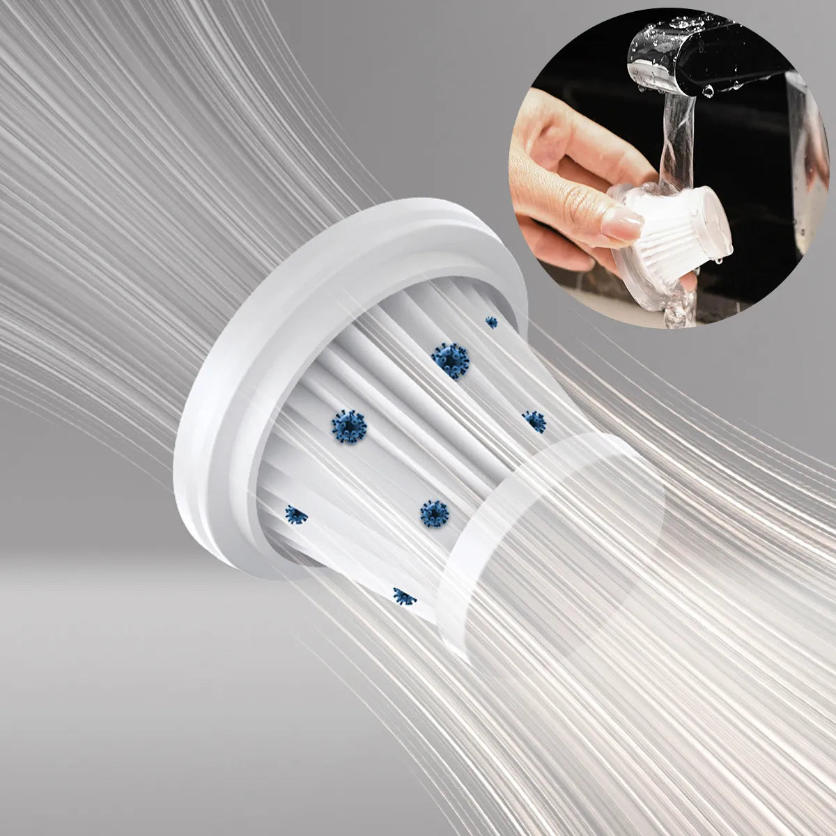🧼 GlowClean AeroDuo 2X – 2-in-1 Cordless Handheld Vacuum & Air Duster