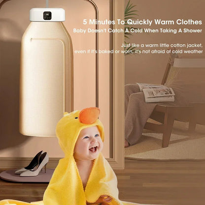 👚 GlowHome AirDry Mini – Portable Clothes Dryer with UV & Fast-Dry Technology
