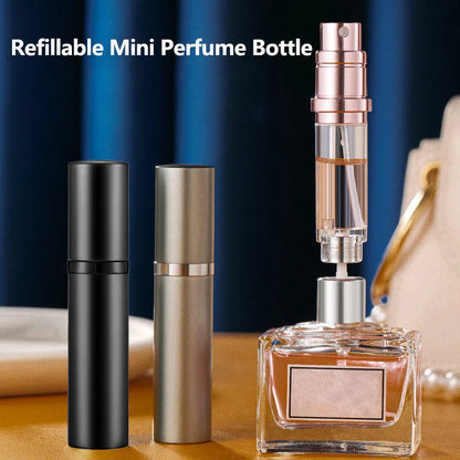 🌸 GlowScent MiniMist – 5ml Refillable Perfume Spray Dispenser