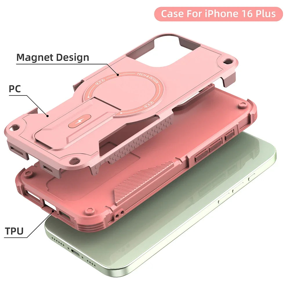 📱 GlowCase ArmorMag – Magnetic Shockproof iPhone Case