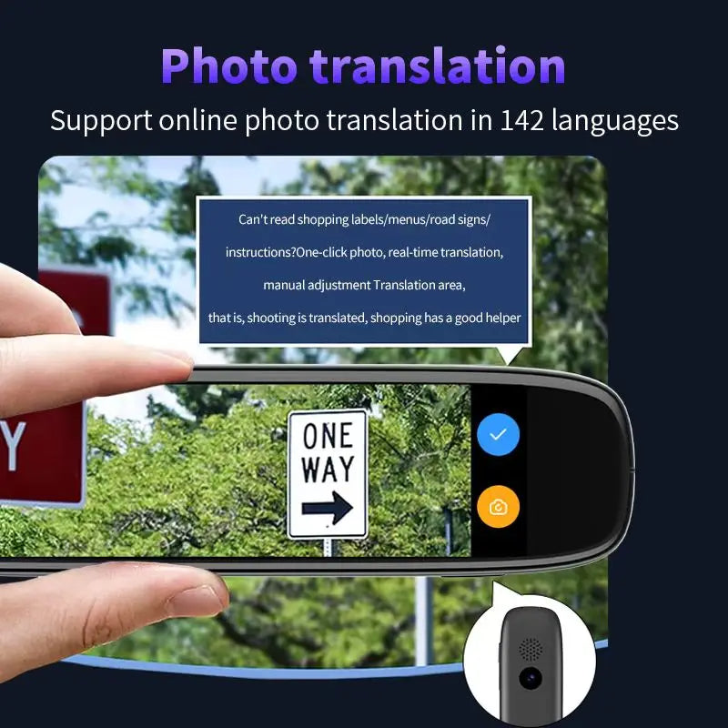 🌍 GlowTech LingoScan – Smart Translator Pen with 131 Languages, Voice & Scan Translation