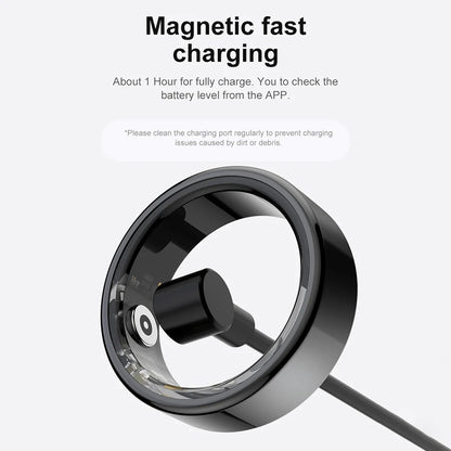 💍 GlowFit PulseRing Pro – Advanced Fitness Smart Ring with Heart Rate, Sleep & GPS Sports Tracking