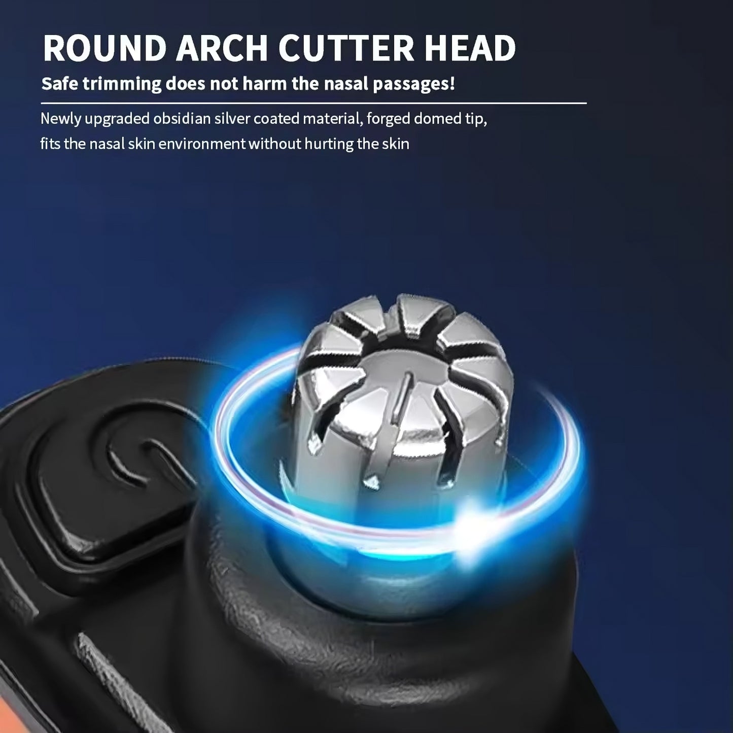 ✨ GlowTrim – Mini USB Nose & Ear Trimmer