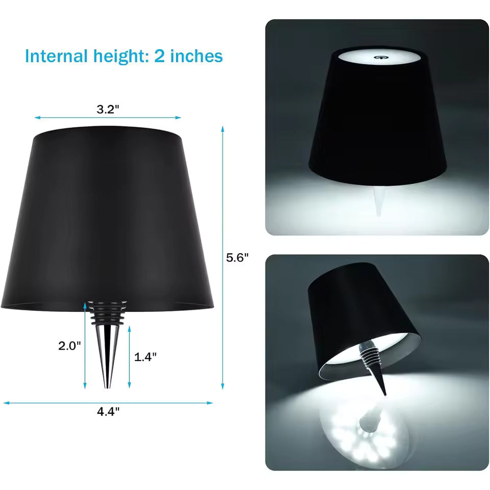 💡 GlowHome AuraBottle – Dimmable LED Bottle Lamp with Rechargeable Battery