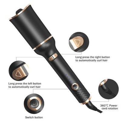 💁‍♀️ GlowStyle CurlMaster Pro – Automatic Hair Curler with Digital Display