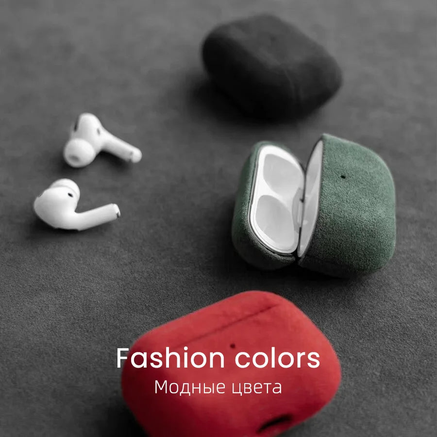 🇮🇹 GlowWrap Italica – Italian Alcantara Case for AirPods Pro