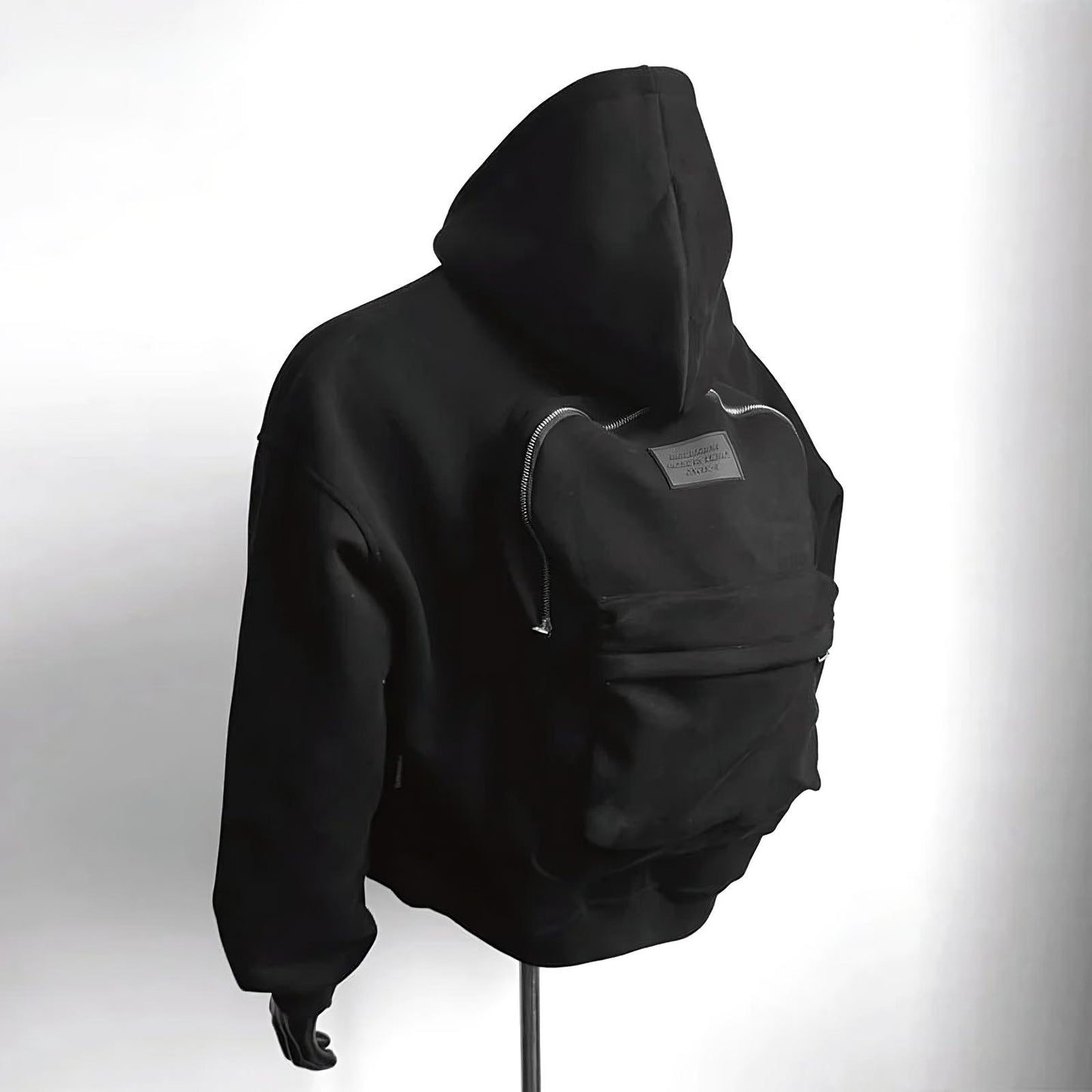 🎒 GlowPack – Hoodie with Built-in Backpack