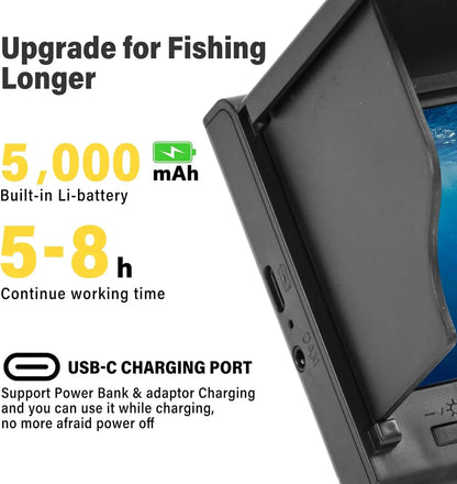 🎣 GlowScan – 4.3” Portable Fish Finder