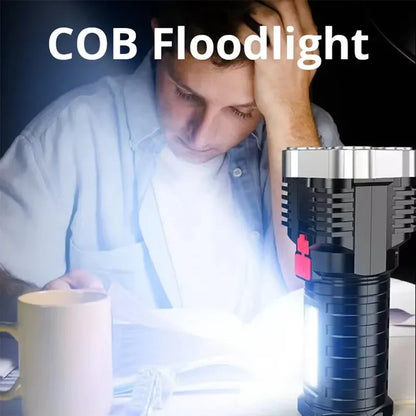 🔦 GlowBeam Max – High-Power Long-Range LED Flashlight