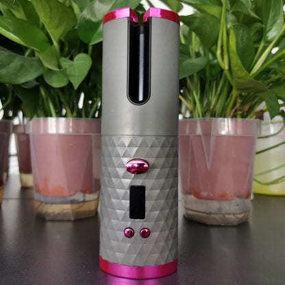 💁‍♀️ GlowStyle CurlEase Air – Cordless Automatic Hair Curler & Power Bank