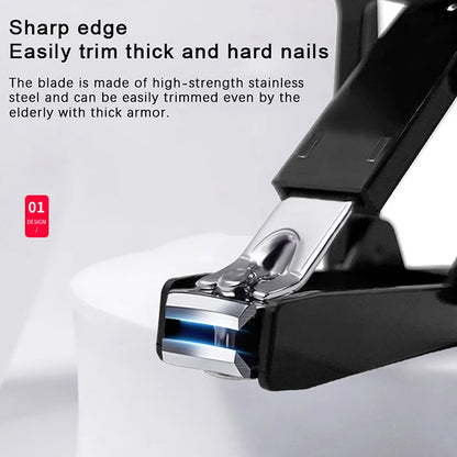 ✨ GlowCare PrecisionClip – LED Nail Clipper with Magnifying Glass
