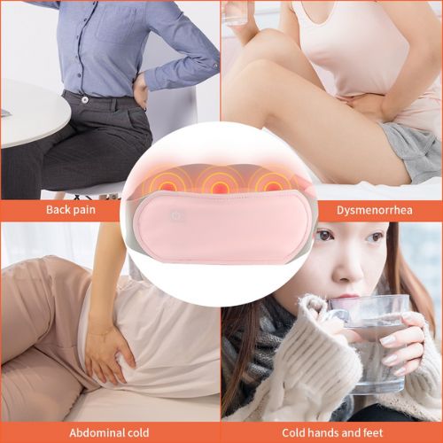 🌸 GlowRelief FlowEase – Adjustable Menstrual Heating & Massage Pad