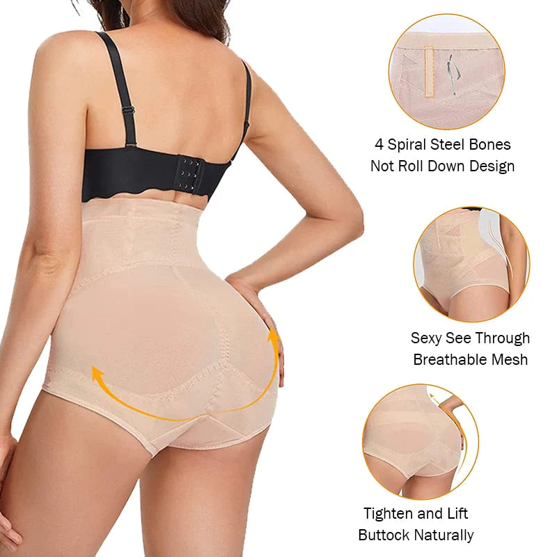 ✨ GlowShape SlimCurve Pants – High-Waisted Tummy Control & Booty Lift Shapewear