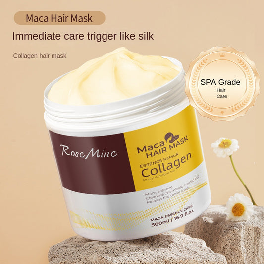 Collagen Protein Hair Mask for Rough and Frizzy Hair Texture Improvement Moisturizing and Hydrating Smooth Hair Conditioner