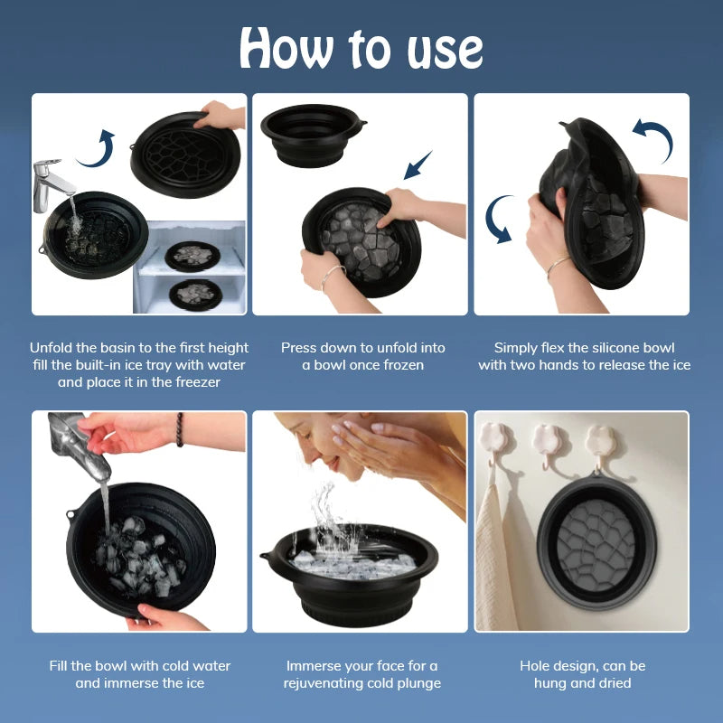 GlowFreeze - Facial Ice Bath Bowl
