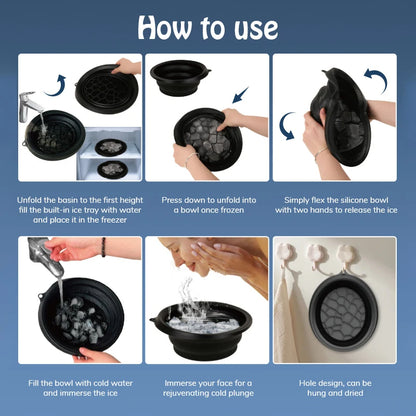 GlowFreeze - Facial Ice Bath Bowl