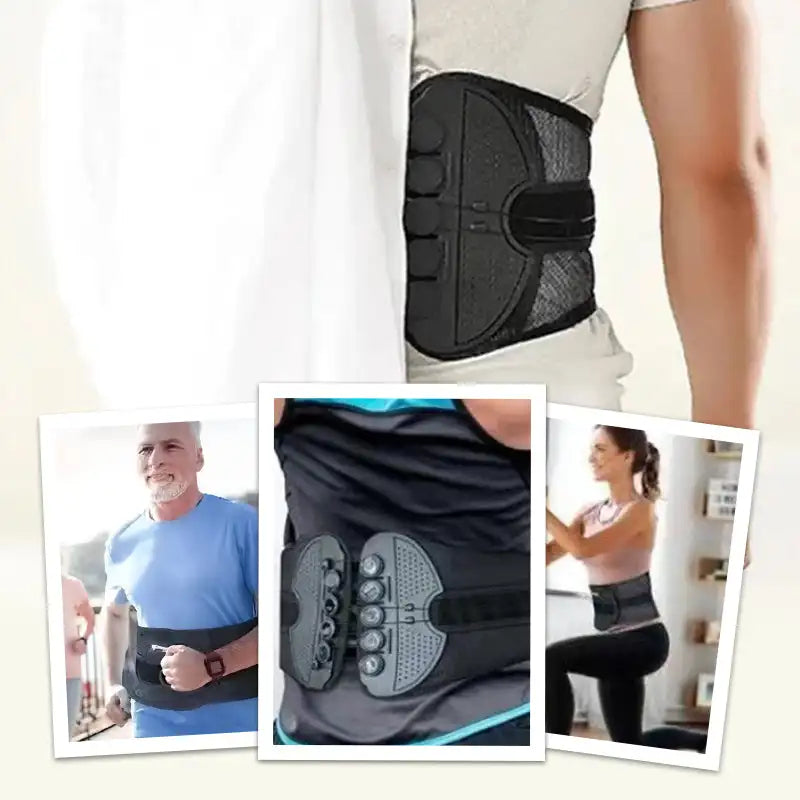 💪 GlowFit CoreGuard – Adjustable Double Pull Waist Support Belt
