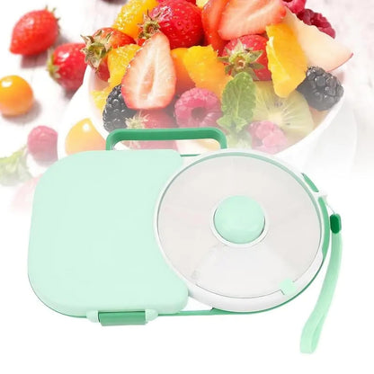 🍱 GlowSpin SnackBox – Rotating Kids Lunchbox with 5 Compartments
