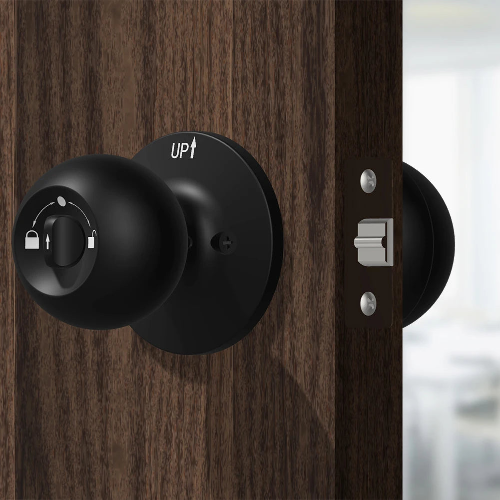 🔐 GlowSecure TouchEntry – Smart Door Knob Keyless Entry Lock with Fingerprint & App Control