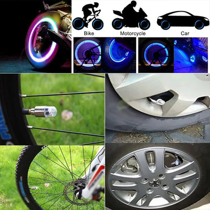 🚗 GlowDrive MotionRim – 4-Piece LED Wheel Valve Cap Lights