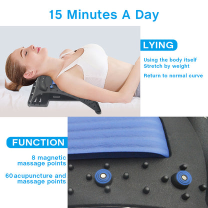 💪 GlowFit SpineAlign Pro – Back Massager & Posture Correction Stretcher