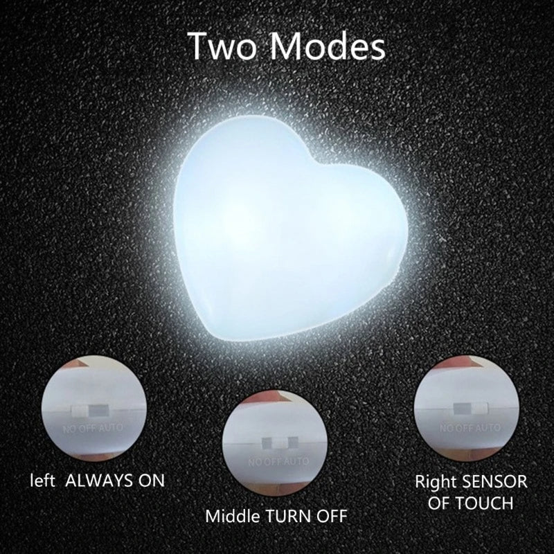 💖 GlowLite HeartBeam – Motion-Activated LED Purse Light