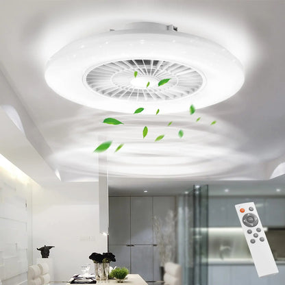 GlowBreeze Aura – Multi-Function Light Socket Fan with Remote