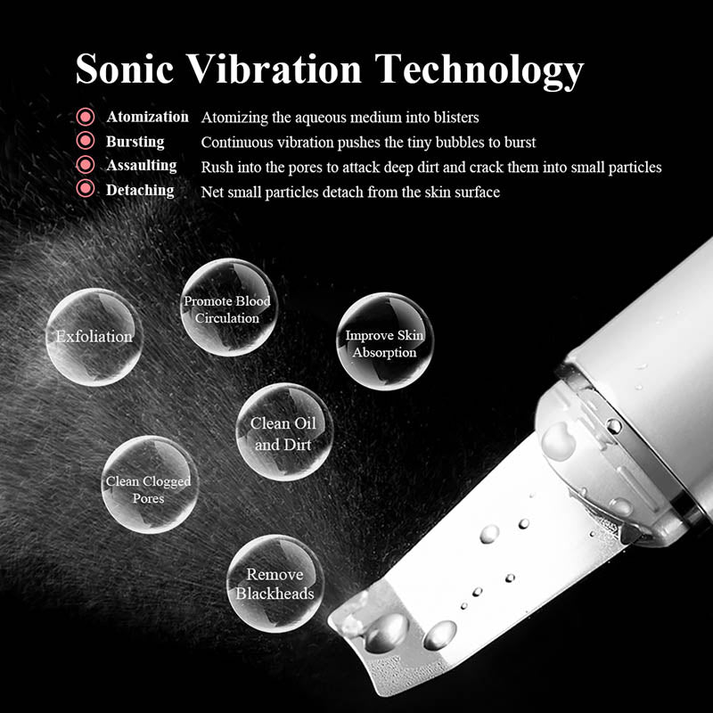 ✨ GlowLift SonicScrub – Ultrasonic Facial Skin Scrubber & Serum Infuser