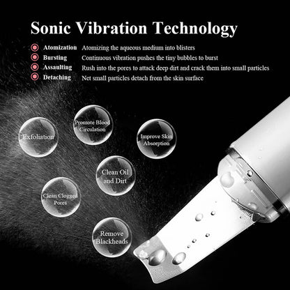 ✨ GlowLift SonicScrub – Ultrasonic Facial Skin Scrubber & Serum Infuser