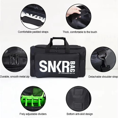 🎒 GlowActive FlexDuffle Pro – Multi-Compartment Sneaker & Sports Gear Bag