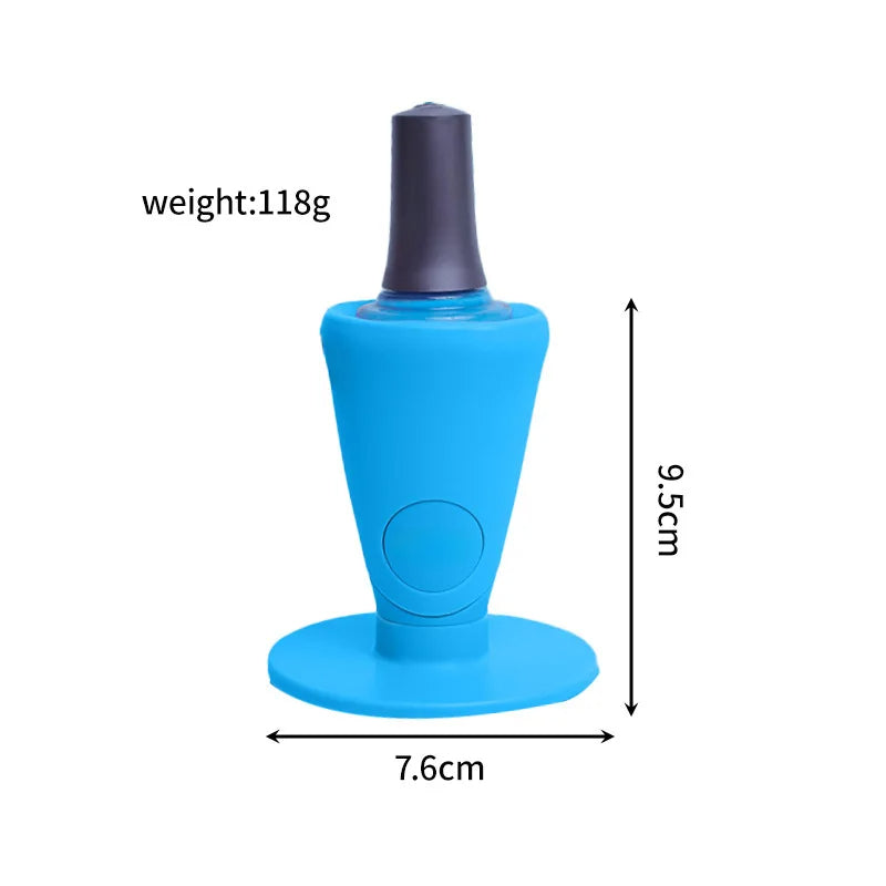 💅 GlowCare SteadyTip – Anti-Spill Silicone Nail Polish Holder