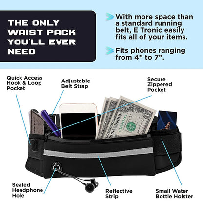 🐕‍🦺 GlowPet FreeStride – Hands-Free Bungee Dog Leash with Storage & Reflective Stitching