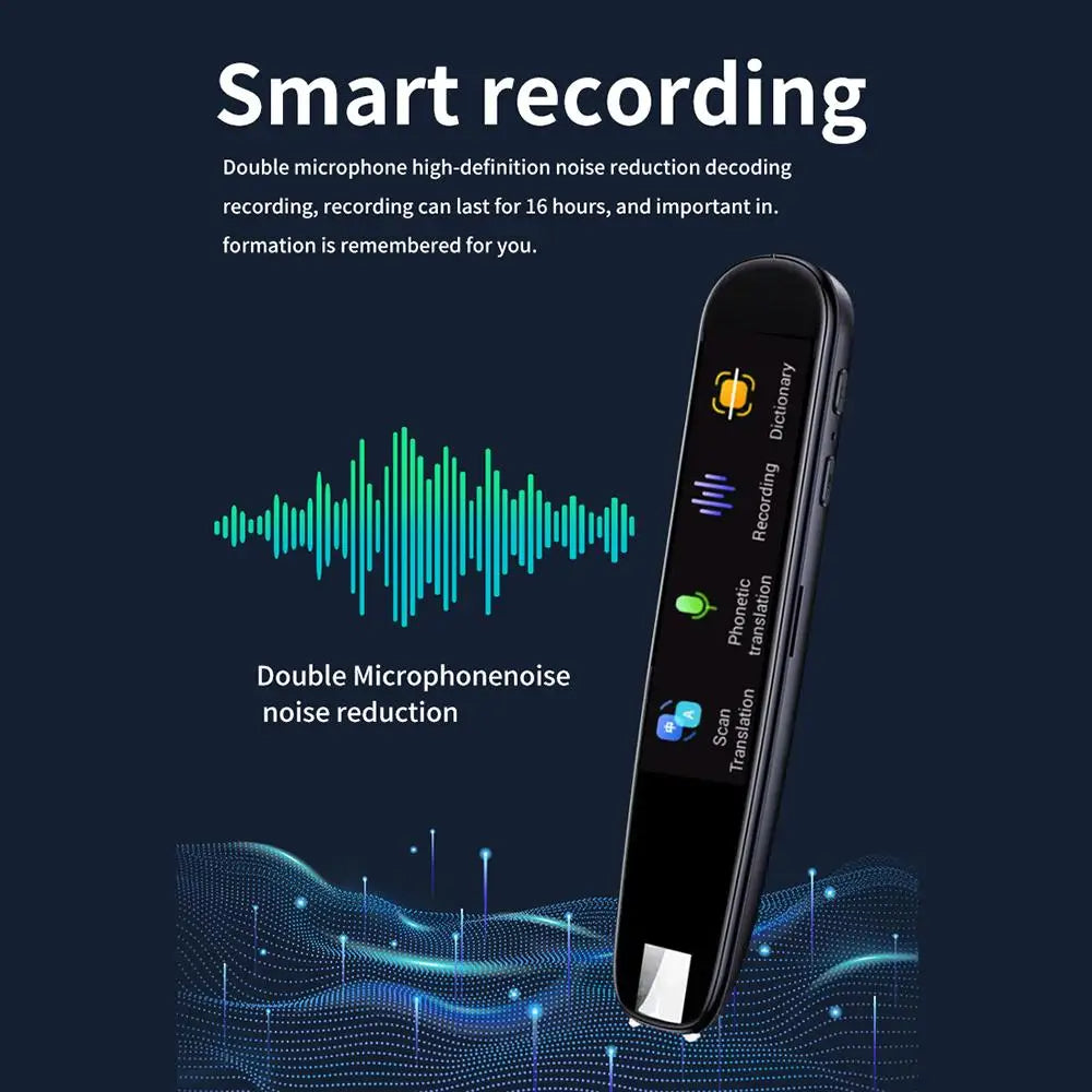 🌍 GlowTech LingoScan – Smart Translator Pen with 131 Languages, Voice & Scan Translation