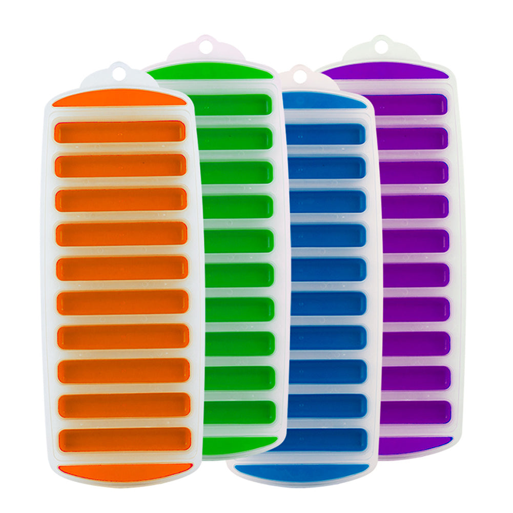 ❄️ GlowKitchen ChillStick Tray – Silicone Ice Cube Tray for Water Bottles