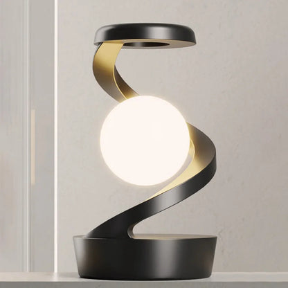 🌕 GlowHome OrbitLight X™ – Levitating RGB Ball Lamp with 15W Wireless Charger
