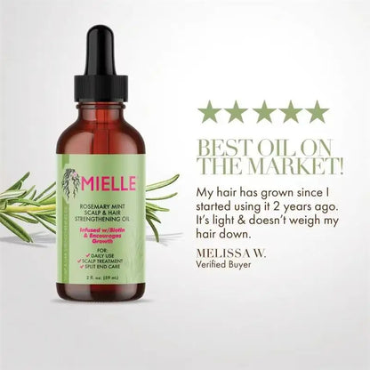 🌿 GlowRoot VitalOil – 100% Pure Rosemary Hair Growth Essential Oil